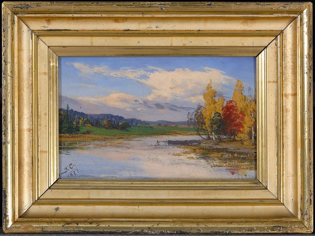 Autumn Landscape by Fanny Churberg