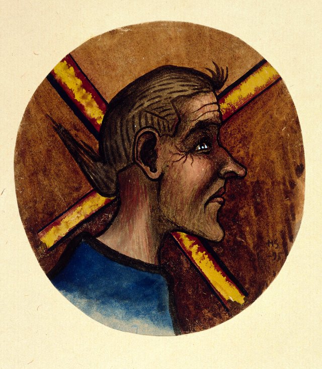 Hulluus - A II 968-8 - Finnish National Gallery by Hugo Simberg
