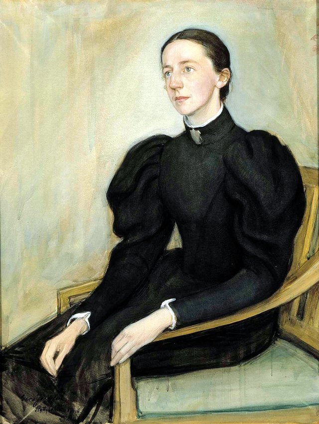 Portrait of Mathilda Wrede by Eero Järnefelt