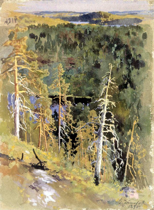 Forest Landscape by Eero Järnefelt