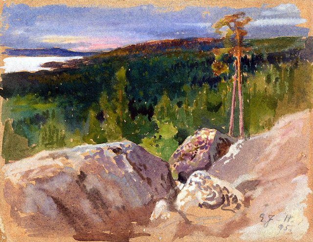 Harjoitelma Kolilta - A III by Eero Järnefelt