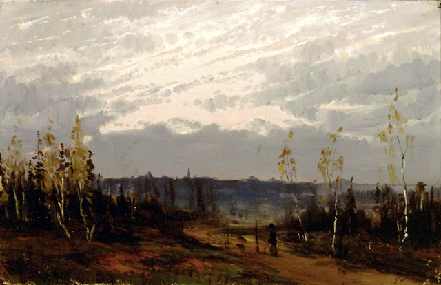 Autumn Twilight by Fanny Churberg
