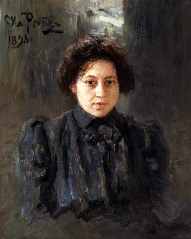 Portrait of the Artist's Daughter Nadezhda Repina by Ilya Repin