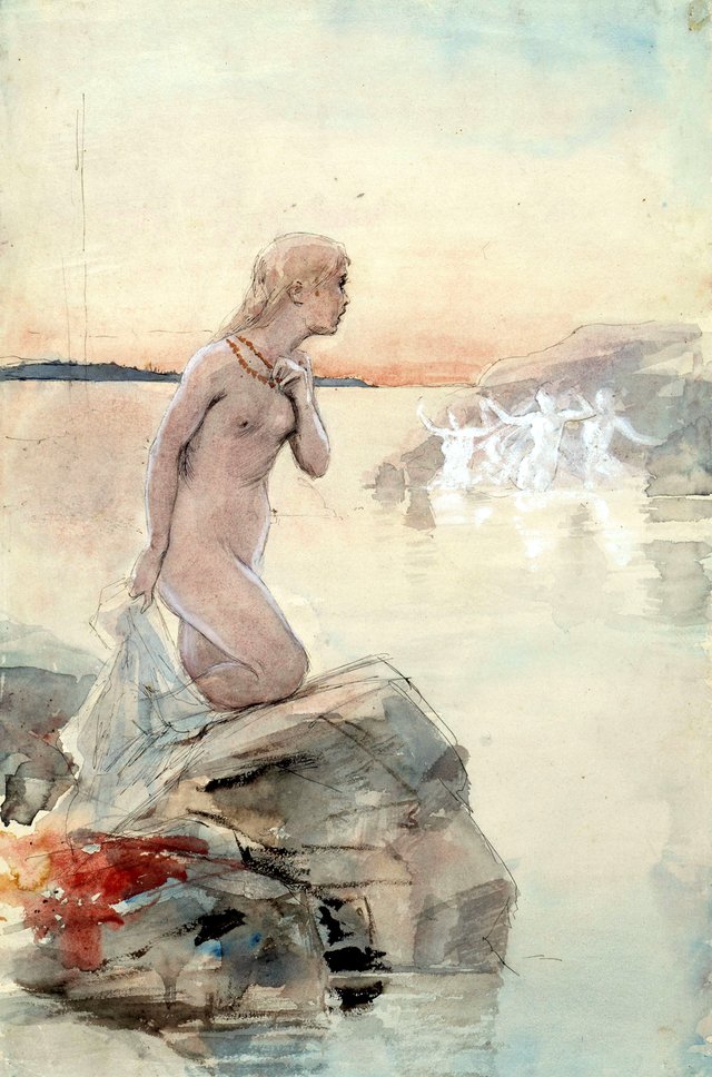 Aino by Albert Edelfelt