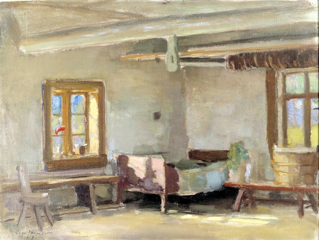 Interior by Eero Järnefelt