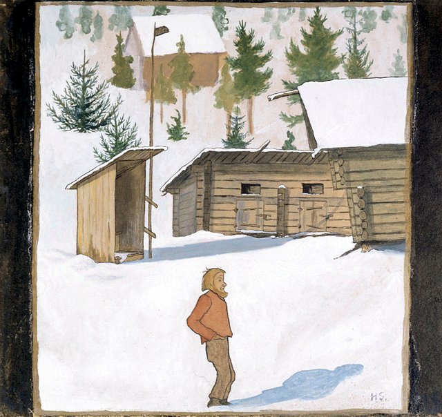 Winter by Hugo Simberg