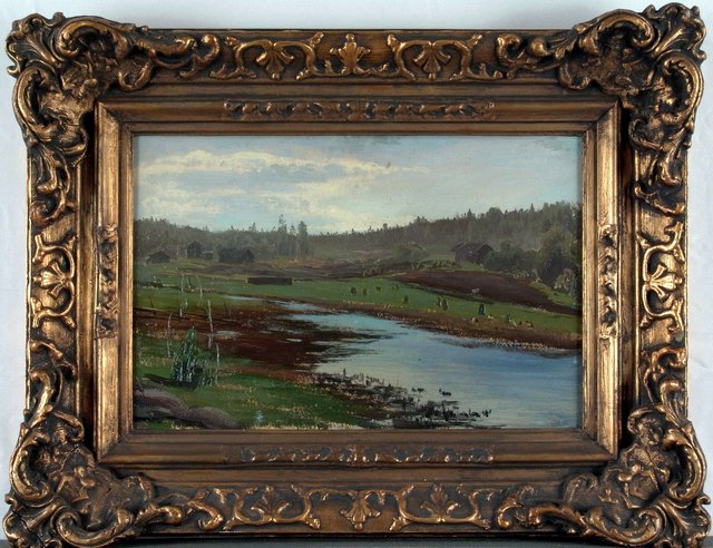 Bulrush Harvest by Fanny Churberg