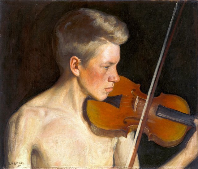 The Violinist by Pekka Halonen