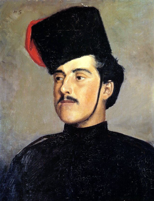The Cossack (The Beautiful Cossack) by Helene Schjerfbeck