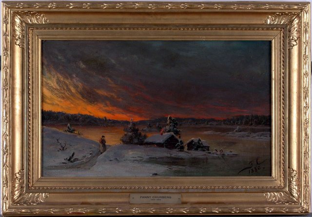 Winter Evening by Fanny Churberg