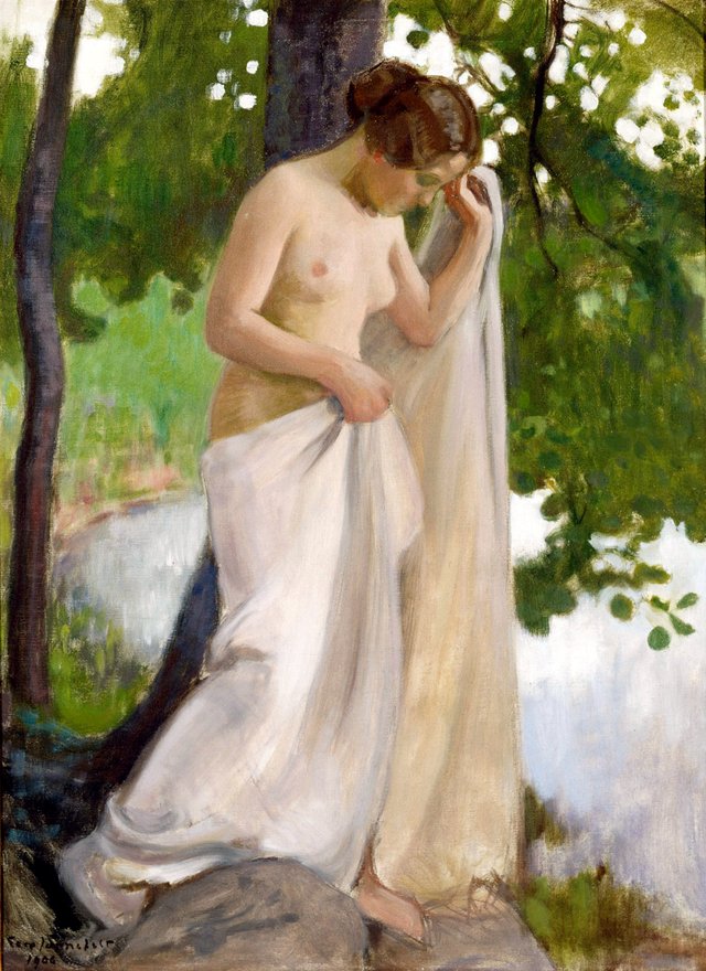 Bathing Sheet by Eero Järnefelt