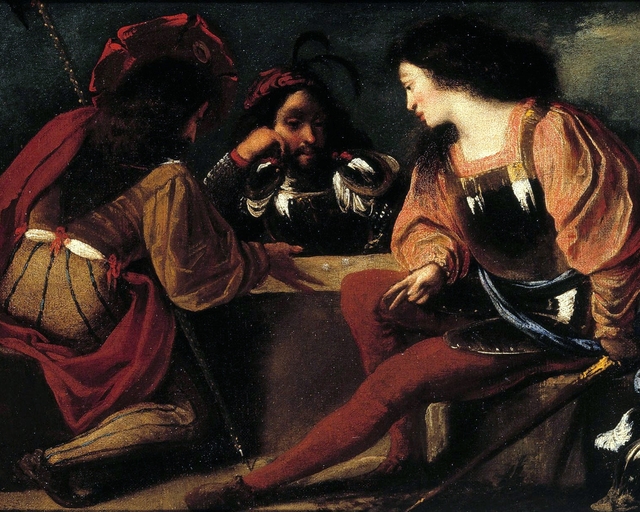 Dice players by Pietro della Vecchia