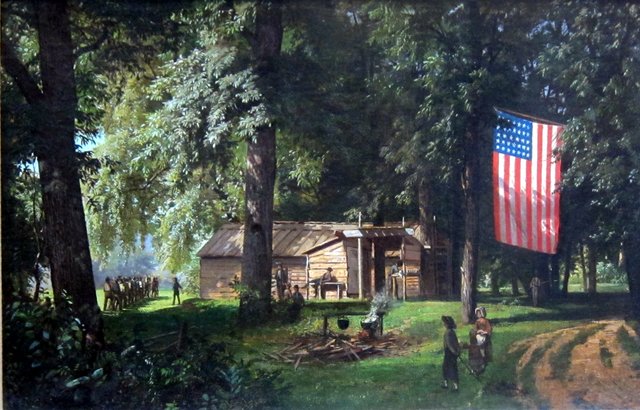 Recruiting Station, (Bethlehem) by William Trost Richards
