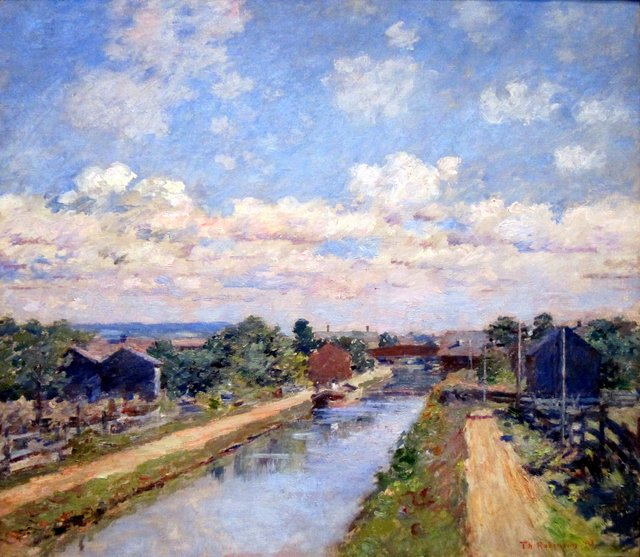 Port Ben, Delaware and Hudson Canal by Theodore Robinson