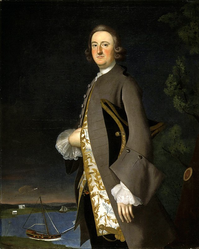 Portrait of Captain John Pigott by Joseph Blackburn