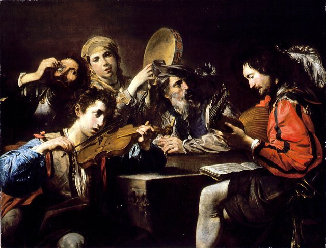 A Musical Party by Valentin de Boulogne