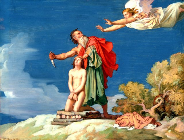 The Sacrifice of Isaac by Hippolyte Flandrin