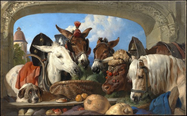 A Group of Animals, Geneva by Edwin Landseer