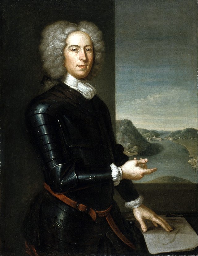 Portrait of Major General Paul Mascarene by John Smibert