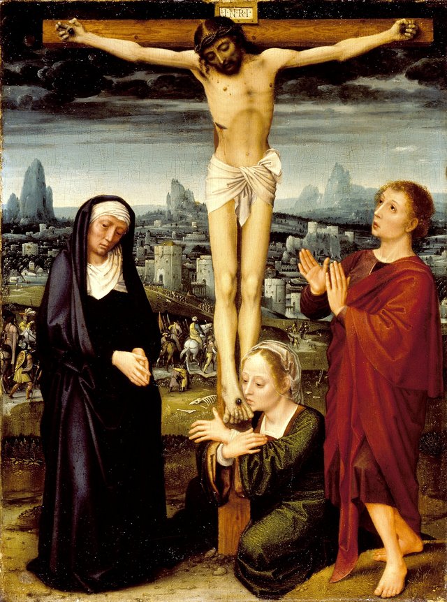The Crucifixion by Adriaen Isenbrandt