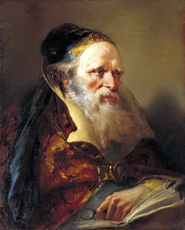 Head of a Philosopher by Giovanni Domenico Tiepolo