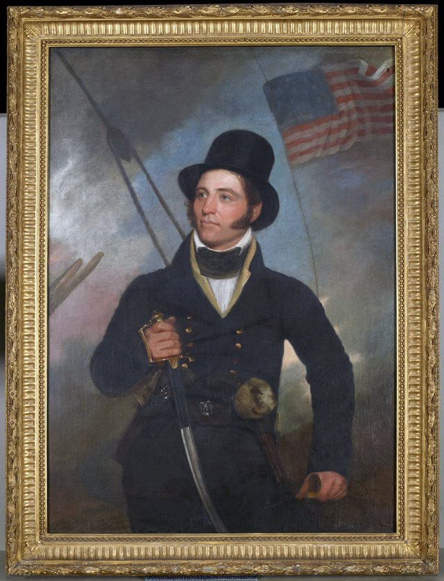 Portrait of Captain Samuel Chester Reid (1783-1861) by John Wesley Jarvis