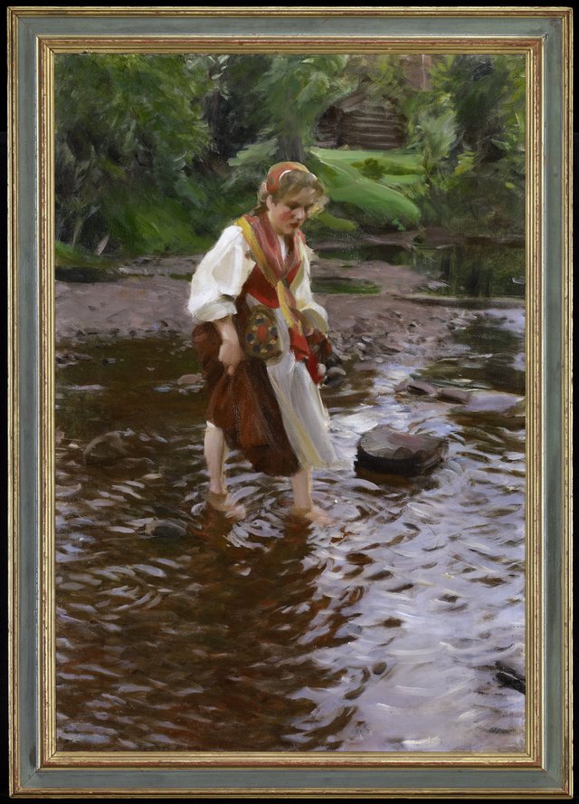 The Girl from lvdalen by Anders Zorn