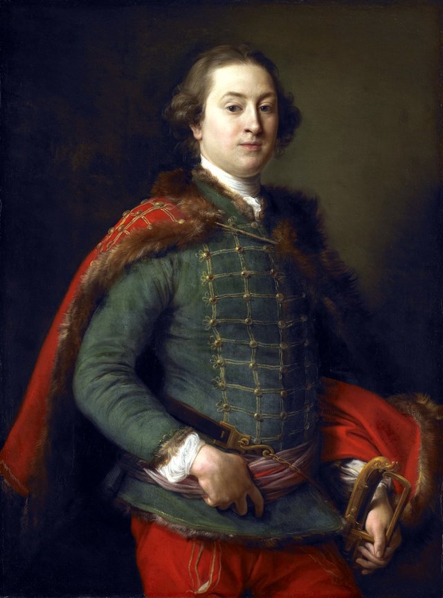 Portrait of John Woodyeare by Pompeo Batoni