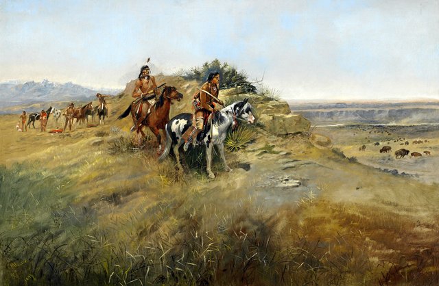 Buffalo Hunt by Charles Marion Russell