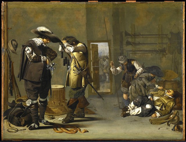 Soldiers Arming Themselves by Jacob Duck