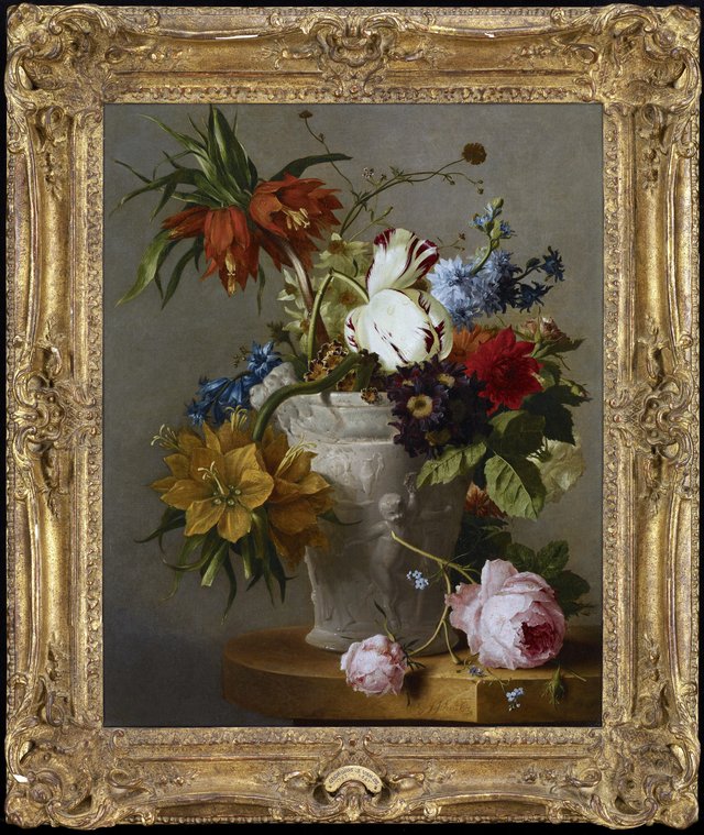 An Arrangement with Flowers by Georgius Jacobus Johannes van Os