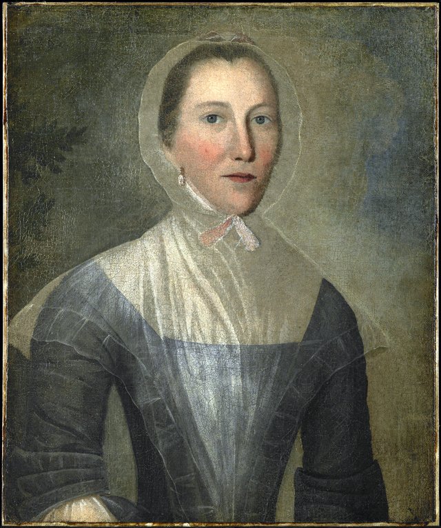 Portrait of Mary Croswell (1730-1830?) by Joseph Badger