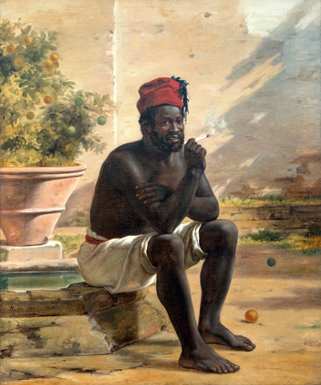 Sitting Nubian by Martinus Rørbye
