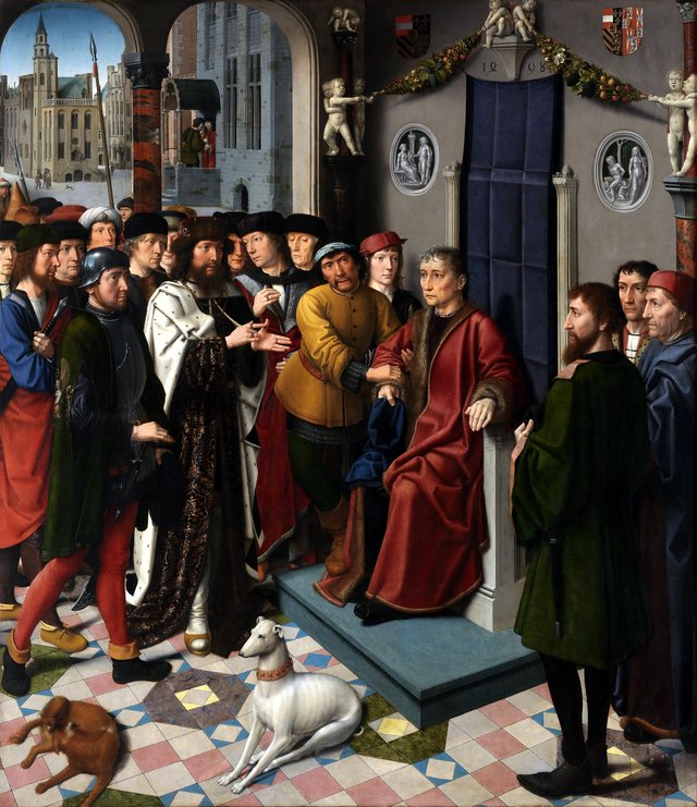 Judgement of Cambyses: The Arrest of Sisamnes by Gerard David