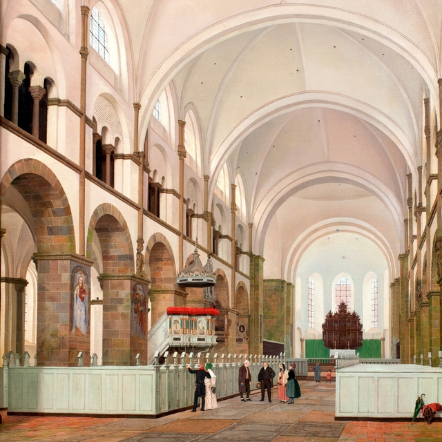 Interior. Ribe Cathedral by Jørgen Roed