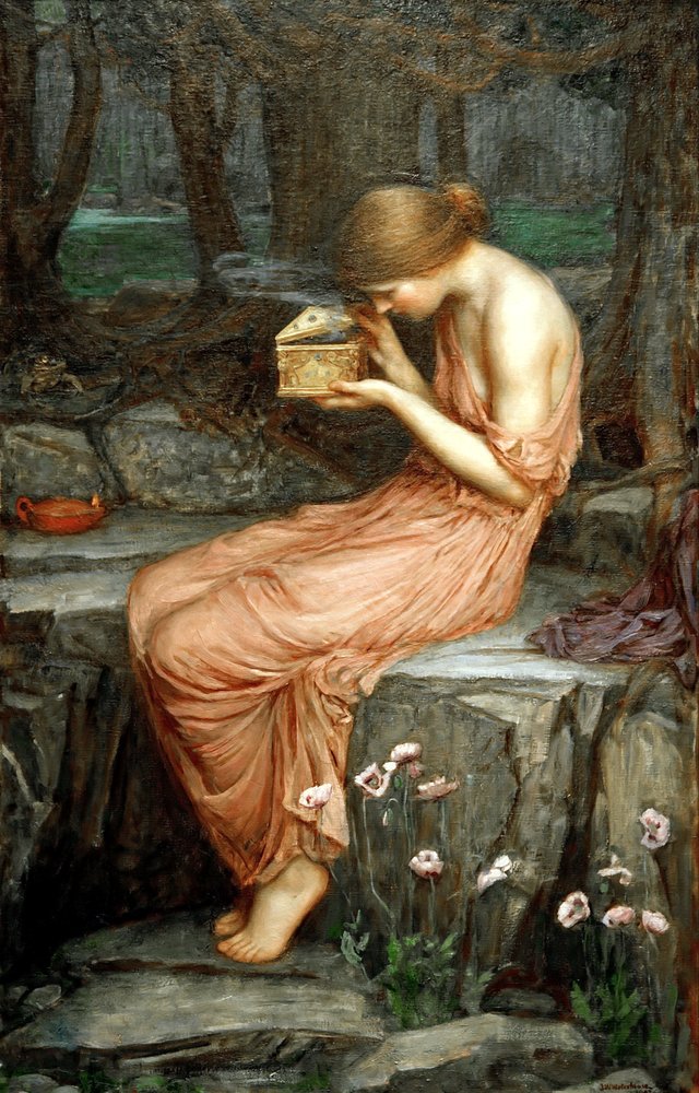 Psyche Opening the Golden Box by John William Waterhouse
