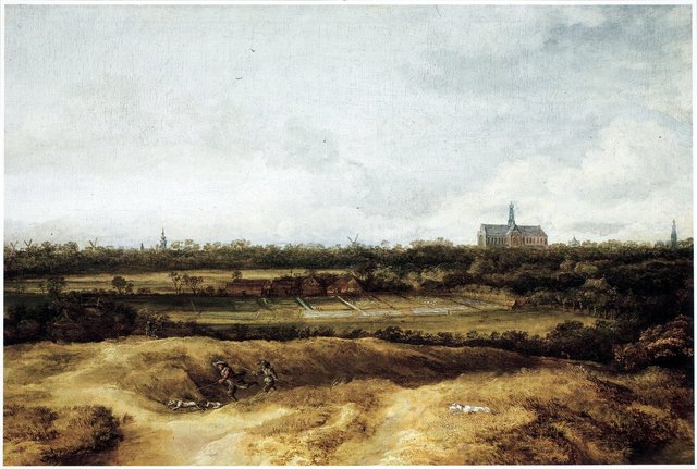 Bleaching fields near Haarlem by Philips Koninck