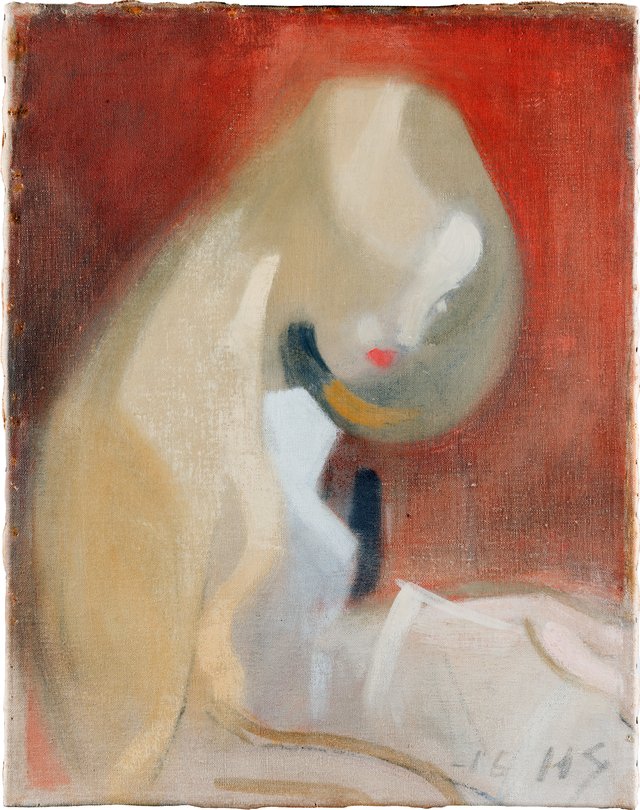 Girl with Blonde Hair by Helene Schjerfbeck