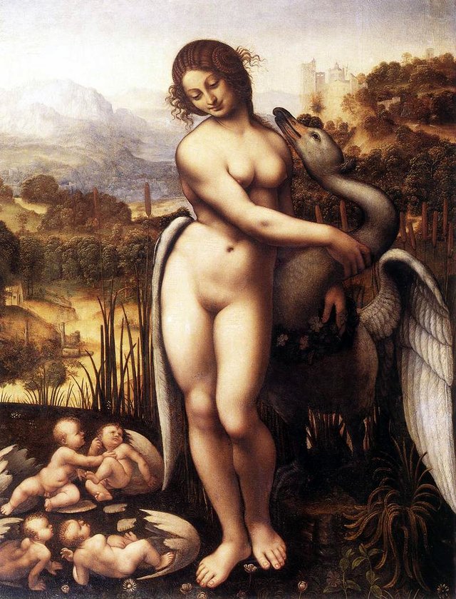 Leda and the Swan by Cesare da Sesto