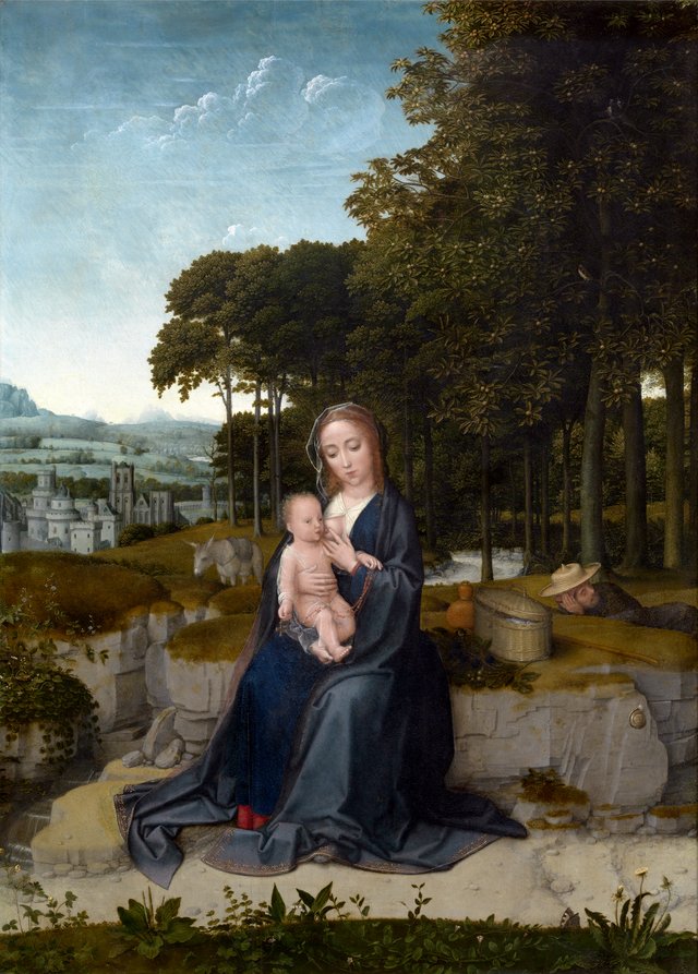 Rest on the Flight into Egypt by Gerard David