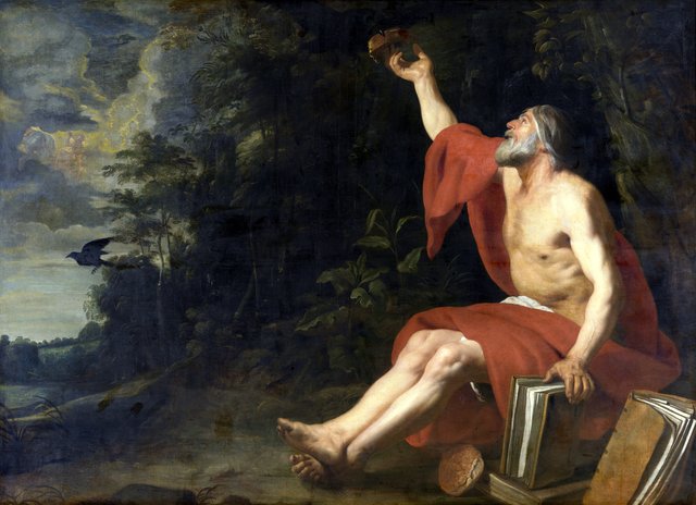 Elijah Fed by the Raven by Gaspar de Crayer