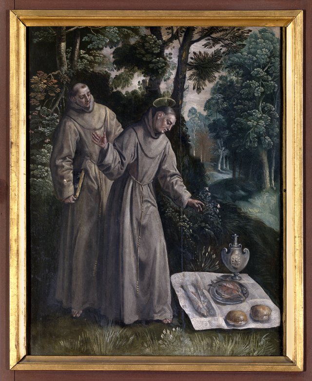 Saint Didacus Finds a Miraculous Meal by Maerten de Vos