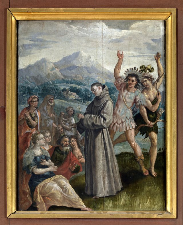Saint Didacus Preaches in the Canary Islands by Maerten de Vos