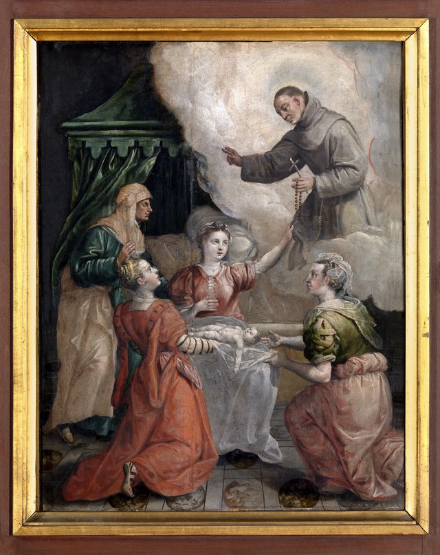 Saint Didacus Helps with a Difficult Birth by Maerten de Vos