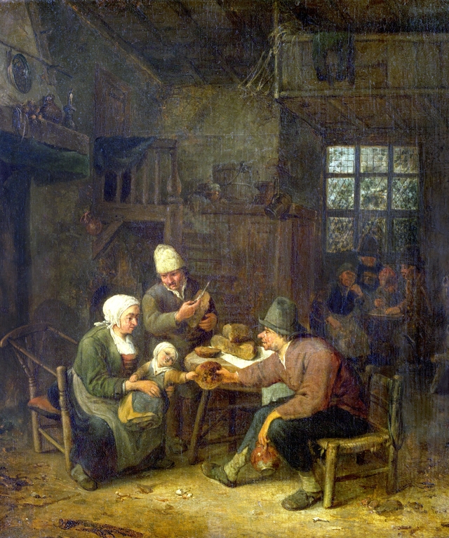 Interior by Cornelis Dusart