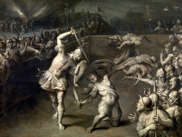 Eteocles and Polynices by Frans Francken the Younger