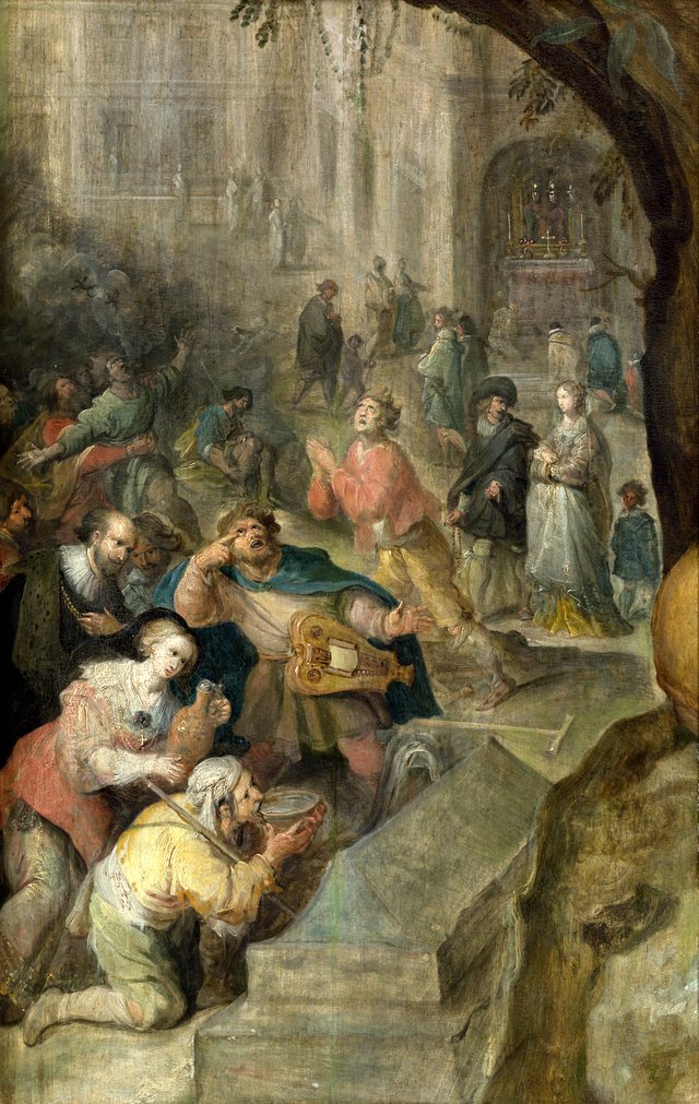 Miraculous Events at the Grave of Saint Bruno the Carthuisian by Frans Francken the Younger