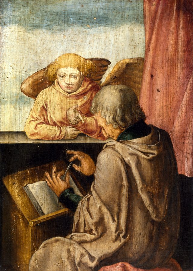 Saint Matthew by Lucas van Leyden