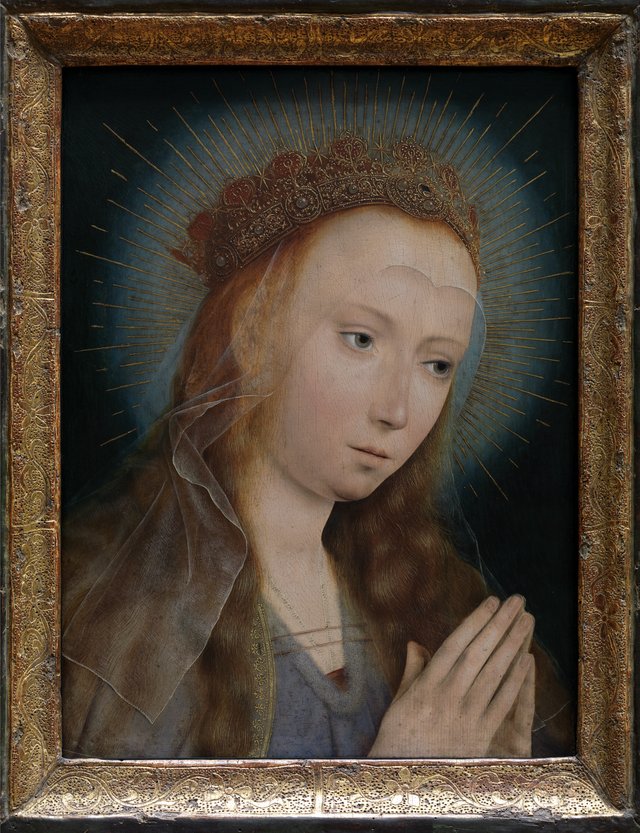 Virgin Mary Praying by Quinten Metsys