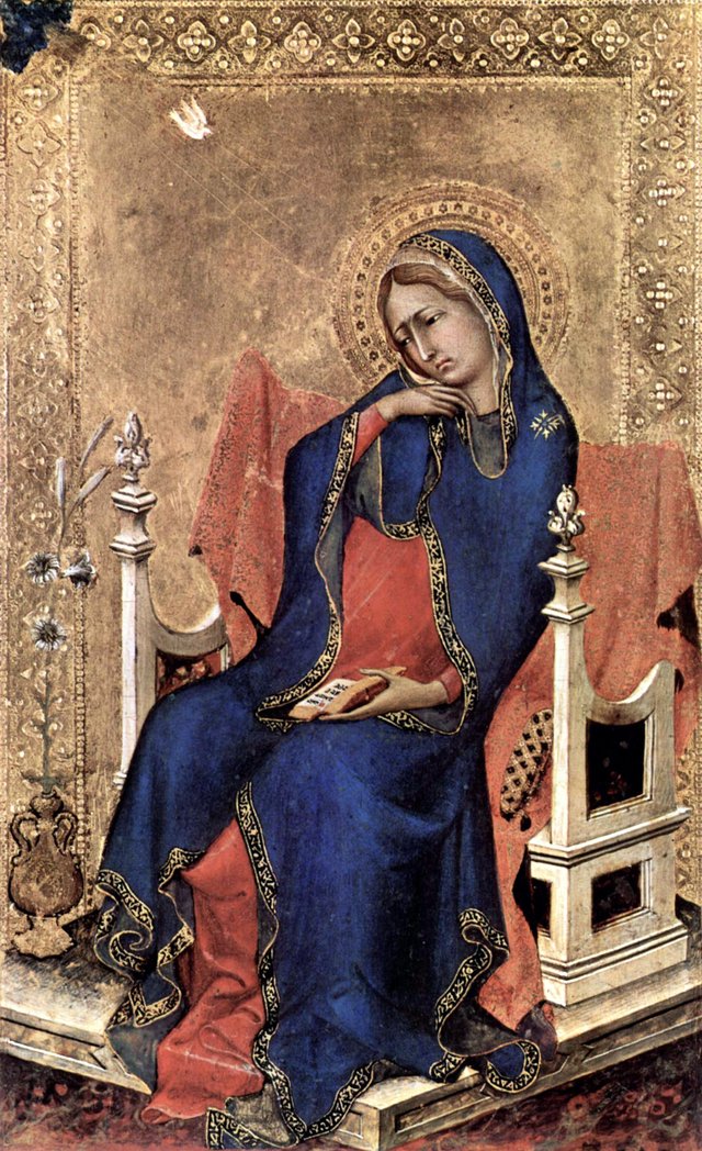 Virgin of the Annunciation by Simone Martini